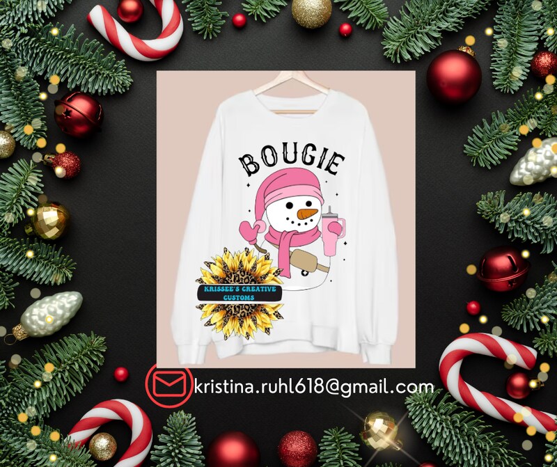 Bougie Snowman Sweatshirt